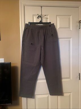 Women's Straight-Leg Pull-On Pants - Gray